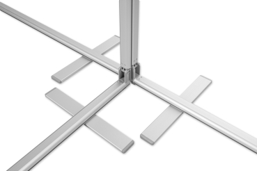 SEG SmartFrame 100x250cm inkl. doppelseitigem Print (oder Rückseite weiß)